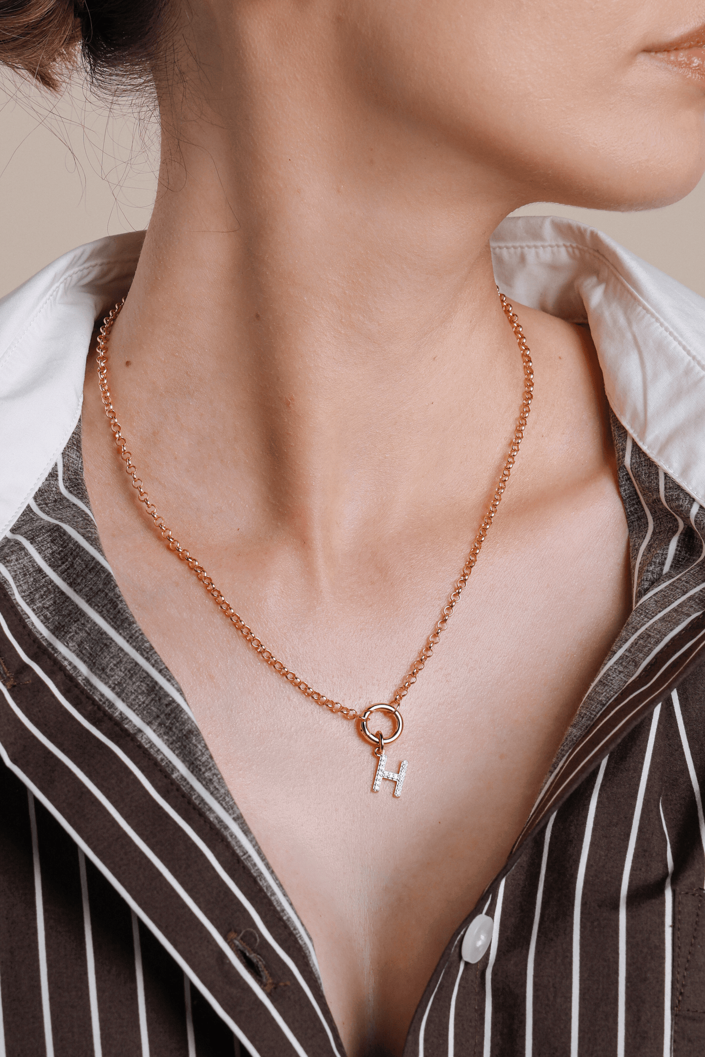 Classic Rolo Chain Necklace