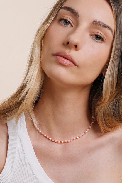 Summer 25 Freshwater Pearl & Beaded Choker